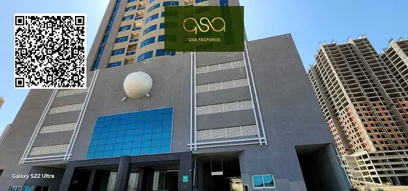 Spacious Two bedrooms living hall with covered parking Apartment available for resale gulf tower Ajman