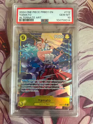 2024 One Piece PR-B01 EN Yamato Alternate Art PSA GEM MT 10