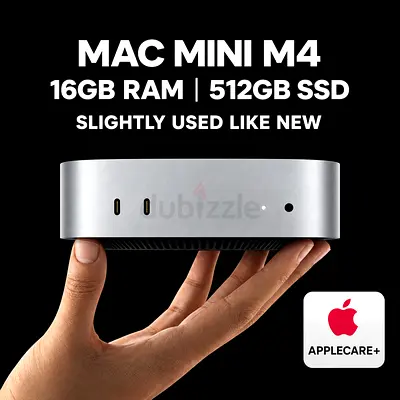 MAC MINI M4 16GB RAM / 512GB SSD – APPLECARE+