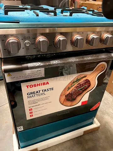 Toshiba Cooking Range 60x60cm Gas Cooker 4 Burner Brand New Stove