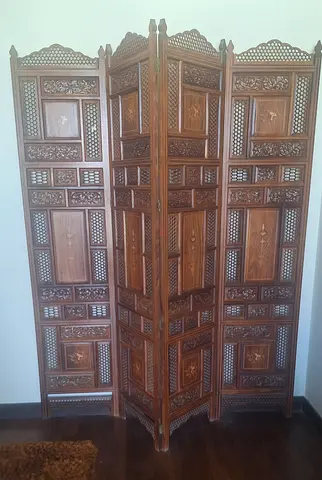 Rosewood Carved Screen
