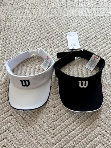 Wilson Tennis Visors – Brand New (Set of 2)