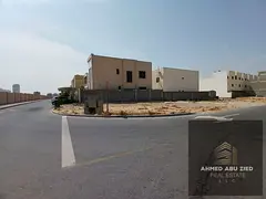 Residential land for villas on a corner with two streets (G+1) in Al Bahia, Ajman, freehold for ever