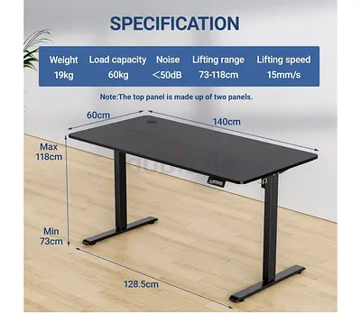 Office table adjustable, distress deal, available for a few days only