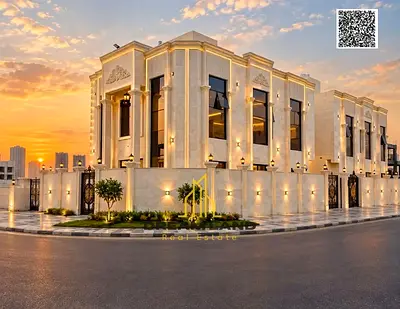 Luxury villa - 3 floors - registration fees included - in a good location - close to all services - excellent finishing - the best in Ajman