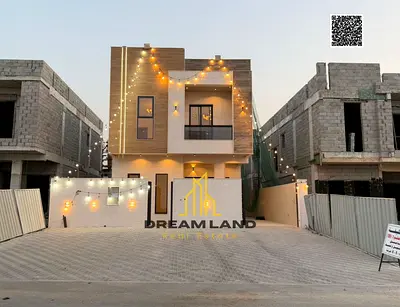 For sale: Modern villa in Al Helio 2 area (two floors + roof) at a price that includes registration and transfer fees. Prime location on Sheikh Mohamm