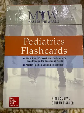 Master the Wards: Pediatrics Flashcards (McGraw Hill)
