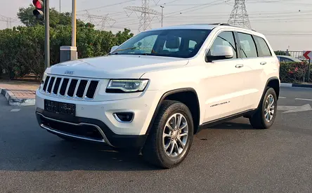 GRANDCHEROKKE 2015 LIMITED 4X4 V6 3.6L GCC FULL SERVICE +WARRANTY AL FUTTAIM TRADING - FULL OPTION