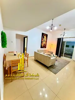Luxury apartment (second occupancy) one bedroom and living room with an open balcony. in Al Nuaimiya