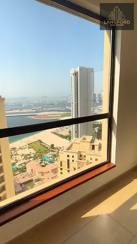 High-Floor 4BR Apartment | Sadaf 8 JBR | Marina & Sea Views | Unfurnished