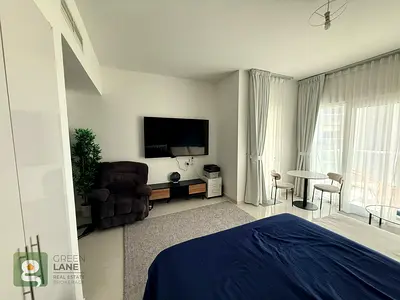 Furnished Studio | City & Park View | 12 Cheques