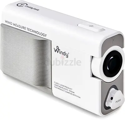 CaddyTalk Windy Laser Golf Rangefinder with Real-Time Wind Measurement