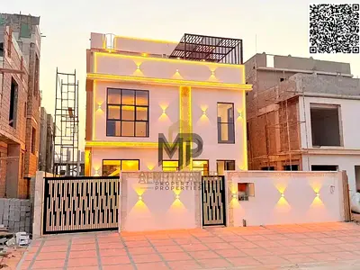 Luxury Villa with Private Pool for Sale in Al Helio 1 – Ajman | 5 Master Bedrooms + Rooftop | Price