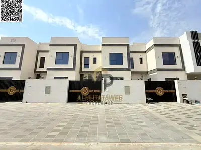 Super-deluxe townhouse for sale in Ajman—move-in ready with high-end finishes and sophisticated design. The price includes registration and title tran
