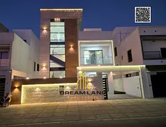 Villa for sale in Al Bahia, Ajman | 6 bedrooms and 3 living rooms | 3 floors | Built-up area 4,920 s
