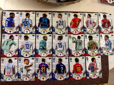 Collection of 20 Soccer Player Trading Cards - Mixed Club & International Backs