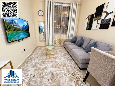 🏡 شقة مؤثثة بالكامل بغرفة نوم للإيجار – البستان، عجمان