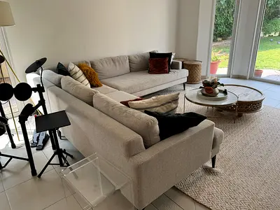Amazing Condition West Elm Ãndes Corner Sofa