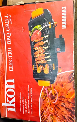 Ikon Electric BBQ Grill - Tabletop 2000W (IKHD8002) - New in Box