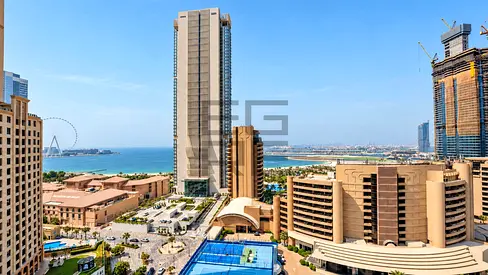 Full Sea & Ain Views | Unfurnished | Mid-floor