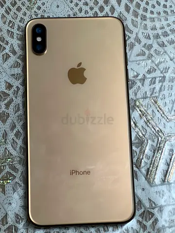 Gold iPhone Xs Max (Back View) - Ok Condition