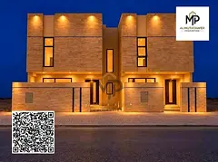 Luxury Saudi-style villa in Al Helio, Ajman – Two floors plus a private roof terrace. The price in