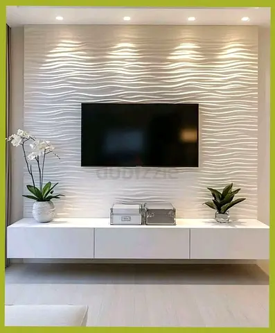 Wall-mounted floating Tv unit