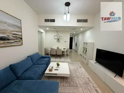 Brand-New Furnished 1-Bedroom Apartment for Monthly Rent in Al Shorouq Towers, Al Nuaimiya 1, Ajman, with Large Balcony and All Bills Included