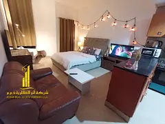 Luxury Studio -Second tenant- Separate kitchen and open balcony. Fully furnished ✨ Ajman, Al Nuaim