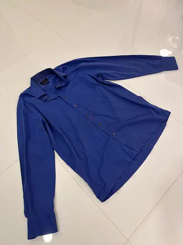 Zodiac Men's Formal Long-Sleeve Shirt - Size Large
