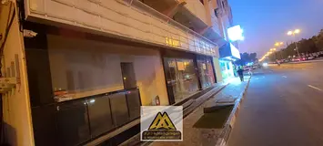 Shop for rent in Al Rumailah 3, near Ajman Corniche. Spacious, divisible into 3 shops. AED 100K/year