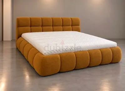 New orange colour 180*200 king size bubble Bed