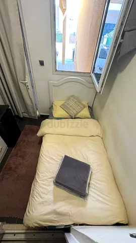Clean maids room with attached bathroom available