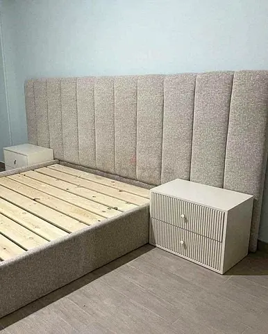 Queen upholstered (Only) bed - Dubai’s #1 Trending Bed Is Finally Here!