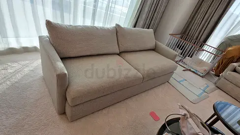 High Quality crate and barrel lounge deep feather filled Three Seater Sofa