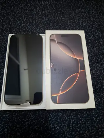 iPhone 16 Pro Max 256GB - Space Black (Box Included)