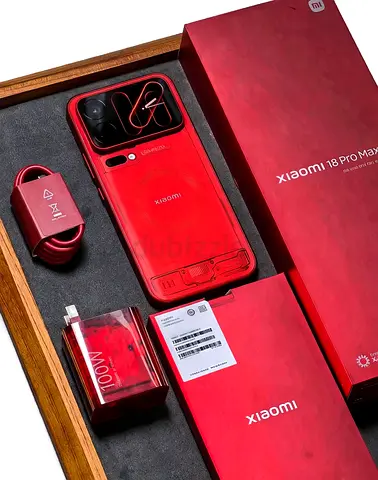Xioami 18 Pro Max Red 1TB Just Open Box