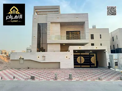 Own a luxury villa in Al Amerah, Ajman, featuring distinctive finishes and a design perfectly suite