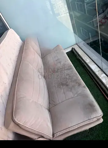Free Light Grey 3-Seater Sofa Bed – Pickup Only
