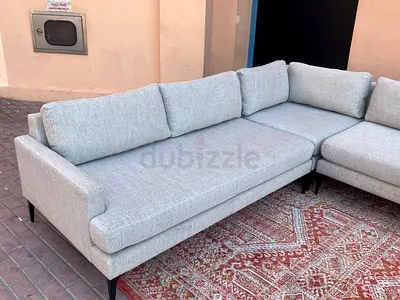 Like new condition West Elm Corner Sofa
