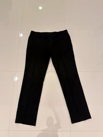 Zara Man Black Formal Suit Trousers - Size XL