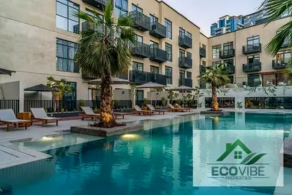 Furnished 1BR+ Storage | Pool View | Beverly Residence JVC