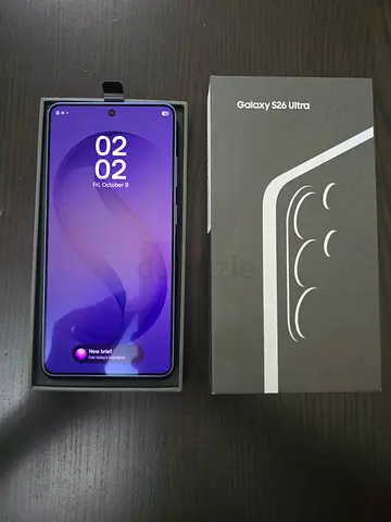 Samsung Galaxy S26 ultra Box 12/512Gb waterpack 1physical + Esim condition 10/10 colbet volet colr