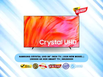 Samsung Crystal UHD 98″ Inch TV | 2026 New Model | U9000H 4K HDR Smart TV | 98U9000H