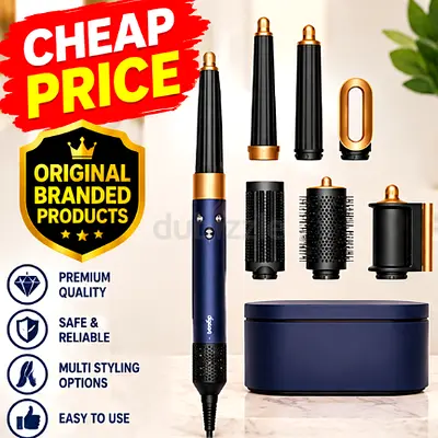 Dyson Hair Multi-Styler Kit with Interchangeable Barrels and Brush Attachments