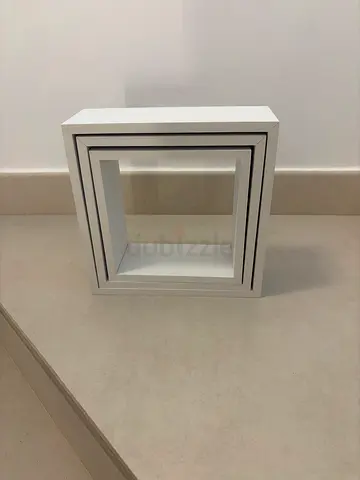 Set of 3 shelves - White