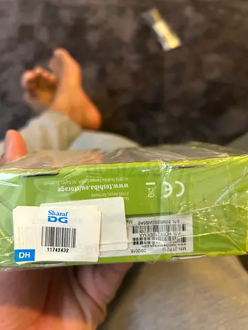 Toshiba external hard drive - sealed box