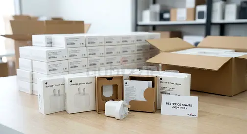 Bulk 20W USB-C Power Adapters — Brand New, Wholesale (500+ pcs)
