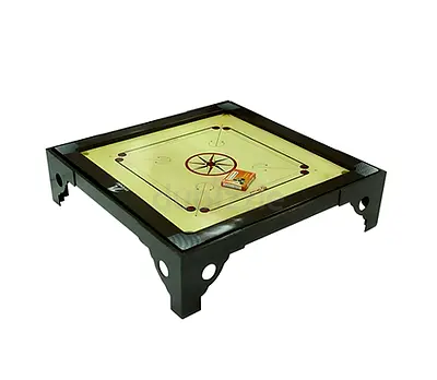 Carrom Board with Wooden Stand 42X42 | Premium Wooden Carrom Game Board