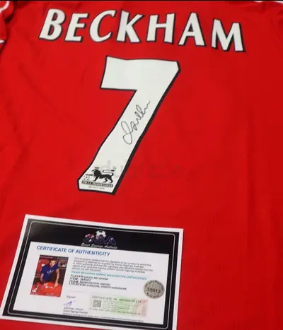 David Beckham Signed Manchester United 1998/99 Jersey – Personally Autographed | 98 99 Treble Season